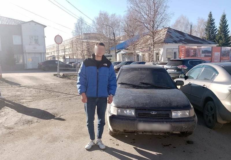 В Нязепетровске полицейские по горячим следам нашли угнанный у вахтовика автомобиль